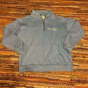 Ocean Reef Blue Quarter-Zip Pullover